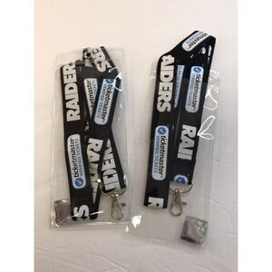 NFL Raiders lanyards X2